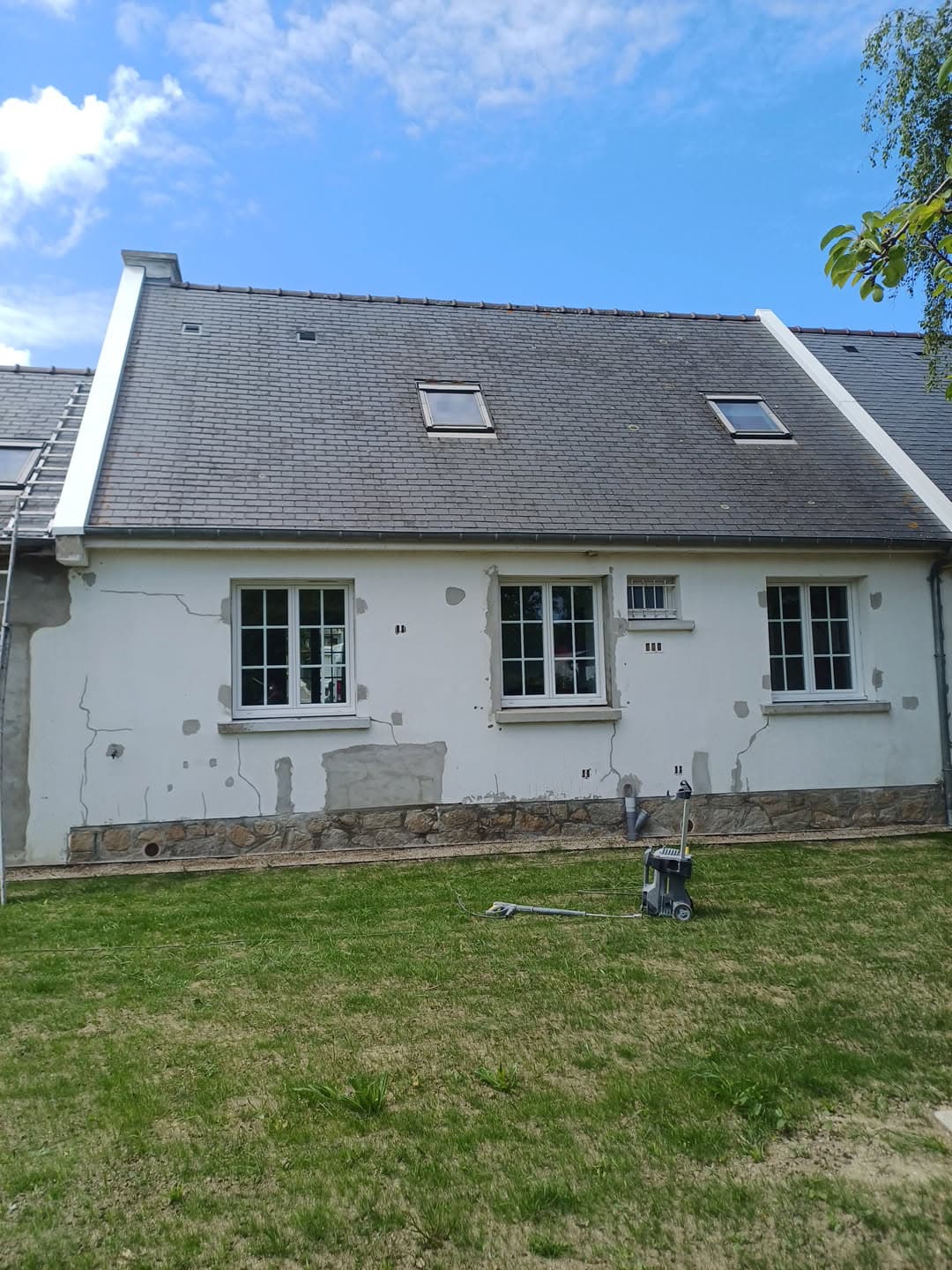 Ravalement de façade St Briac (avant)